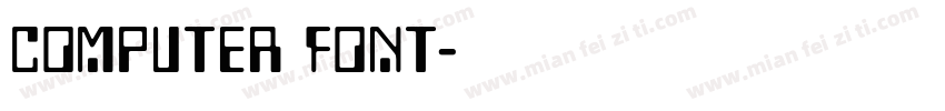 computer font字体转换